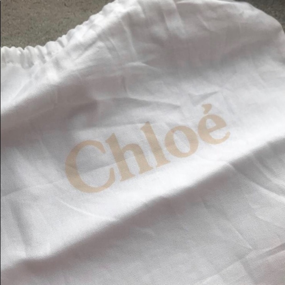 Chloe Medium Faye in Red Leather/Suede - Picture 7 of 9